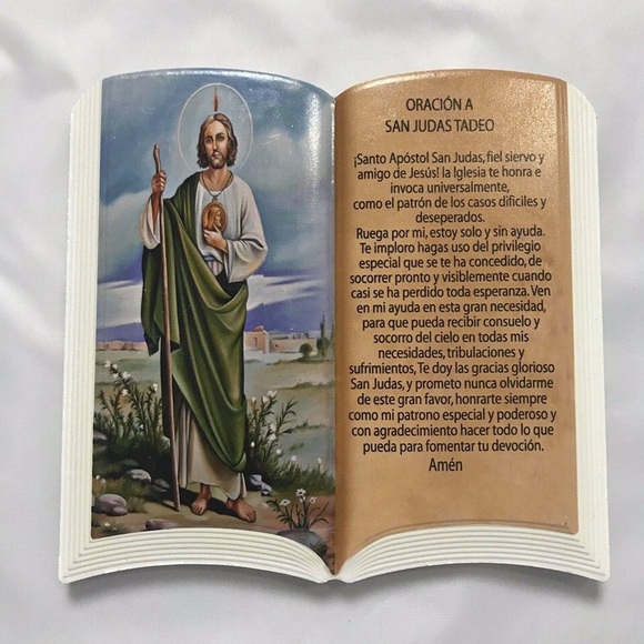 Black Friday sales!!!San Judas Tadeo libro con oración - Picture 1 of 8